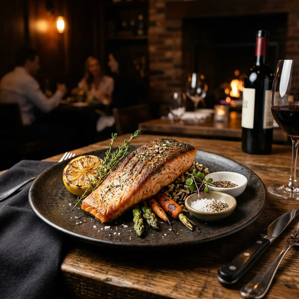 Texas Roadhouse Grilled Atlantic Salmon — fresh salmon fillet grilled and seasoned to perfection