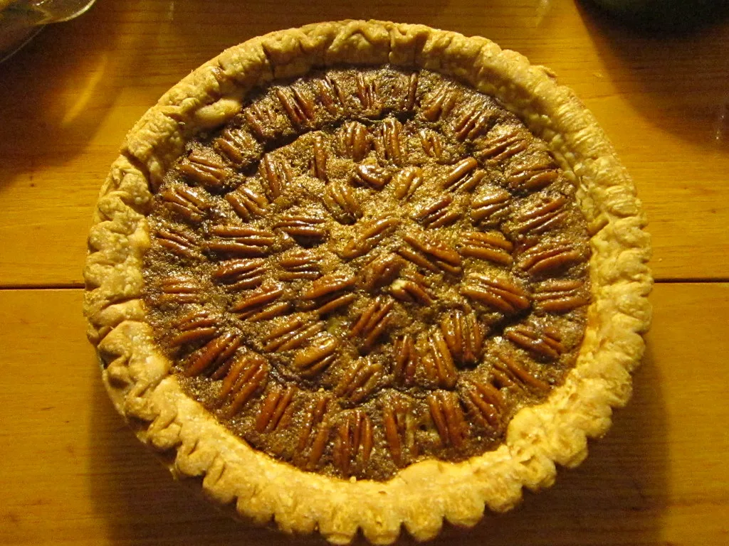 Texas Roadhouse Pecan Pie — Southern pecan pie with flaky crust and rich sweet pecan filling