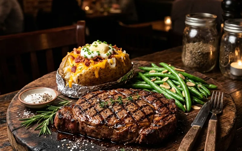 sirloin steak plate